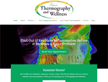 Tablet Screenshot of lisasthermographyandwellness.com